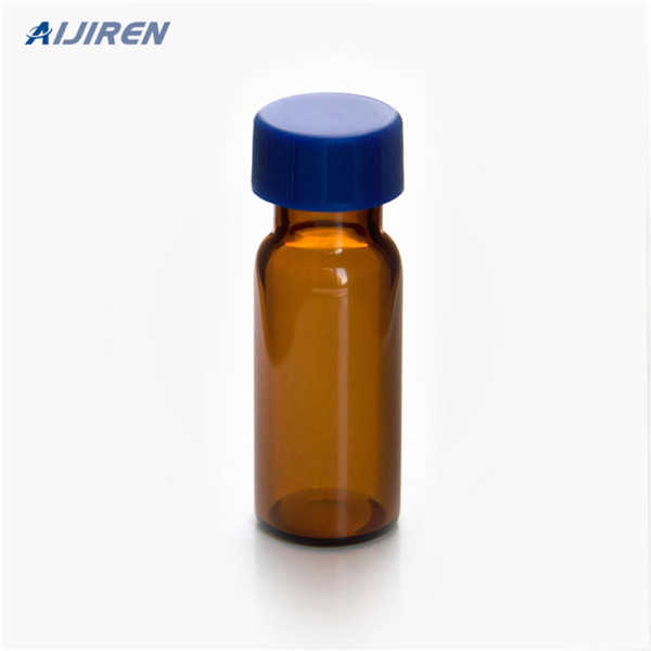 PTFE/red rubber septa amber crimp seal vial for sale